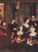 Rowland Lockey Sir Thomas More and his family painting
